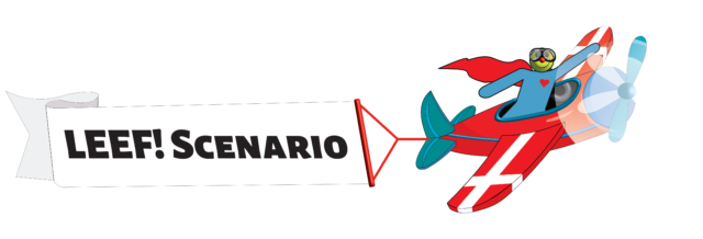 Vliegtuig LEEF! Scenario