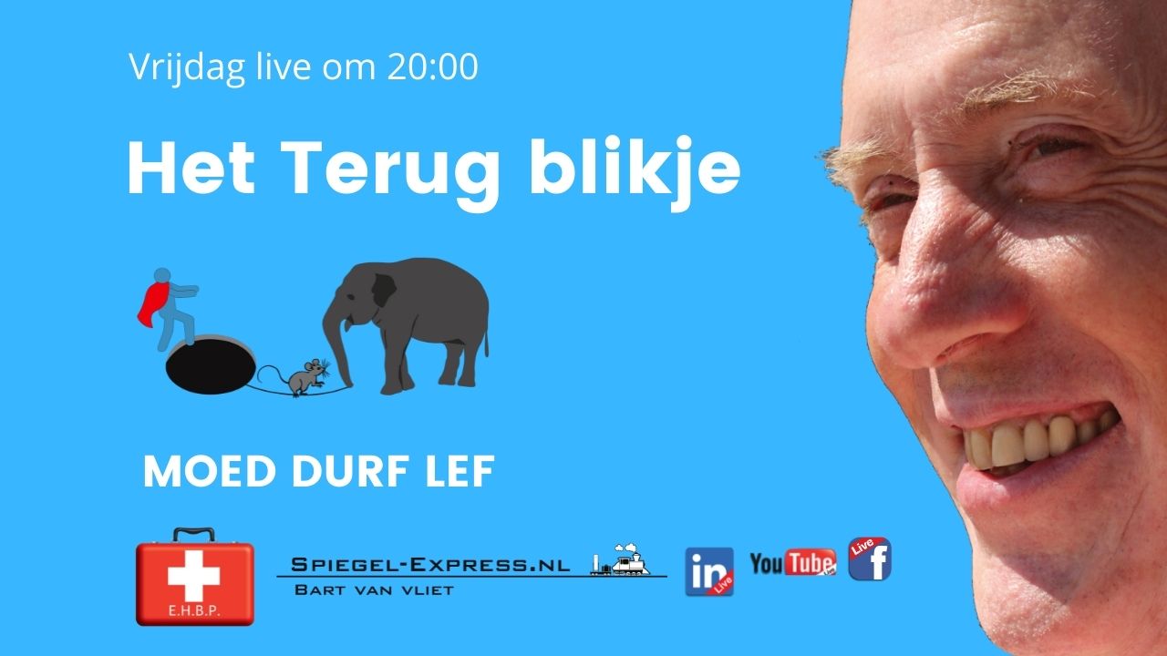 MOED DURF LEF terug blikje